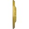 Ekena Millwork Leaf Ceiling Medallion (Fits Canopies up to 4 3/4"), 11 3/8"OD x 3 5/8"ID x 1 1/8"P, Rich Gold CM11LFRGS - alternate 3